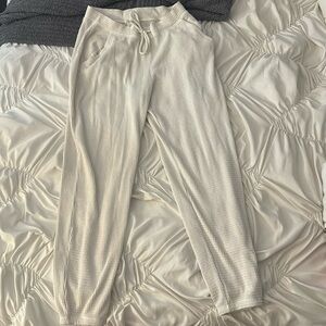 Waffle knit sweatpants